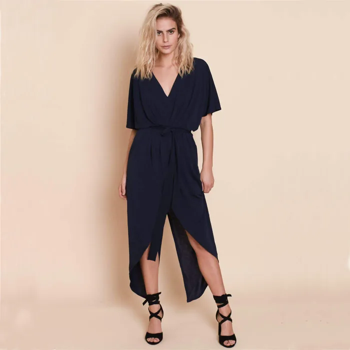 Solid V Neck Long Dresses Women Loose Short Sleeve Elegant Vestidos Dress Femal 2019 Summer Casual Plus Size Fashion Dress
Solid V Neck Long Dresses Women Loose Short Sleeve Elegant Vestidos Dress Femal 2019 Summer Casual Plus Size Fashion Dress
