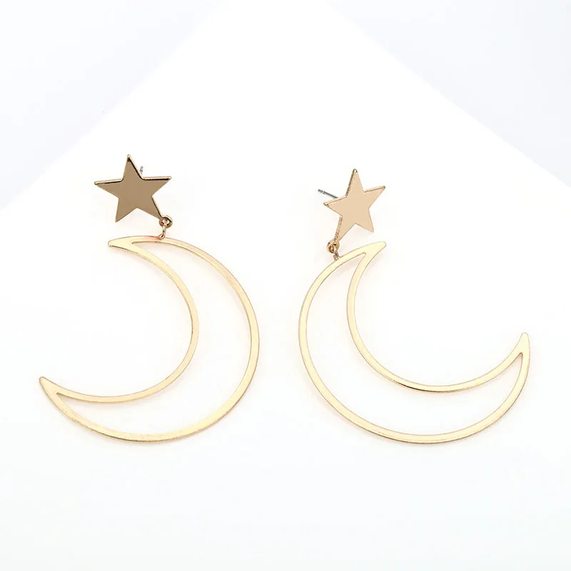 Korean Trendy Star Moon Earrings for Women Geometric Pendant Dangle Earrings Pendientes Fashion Jewelry Christmas Gift XR1243
Korean Trendy Star Moon Earrings for Women Geometric Pendant Dangle Earrings Pendientes Fashion Jewelry Christmas Gift XR1243