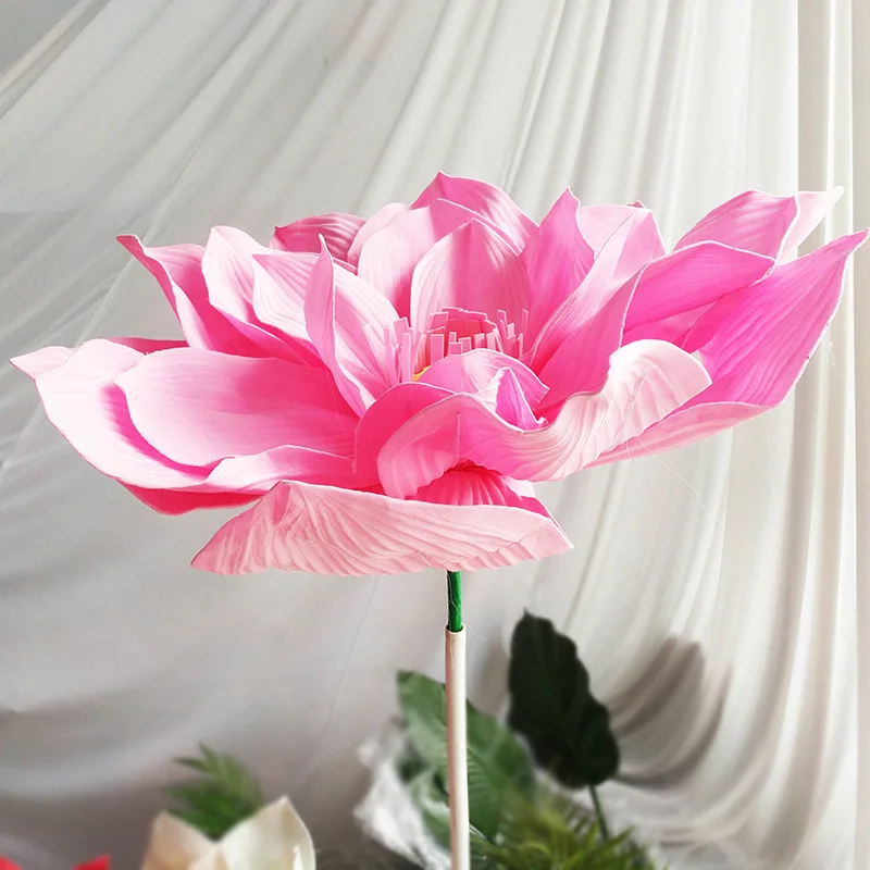 Wholesale Stylish And Cheap Color DIY Giant Foam Lotus Flower Head Home