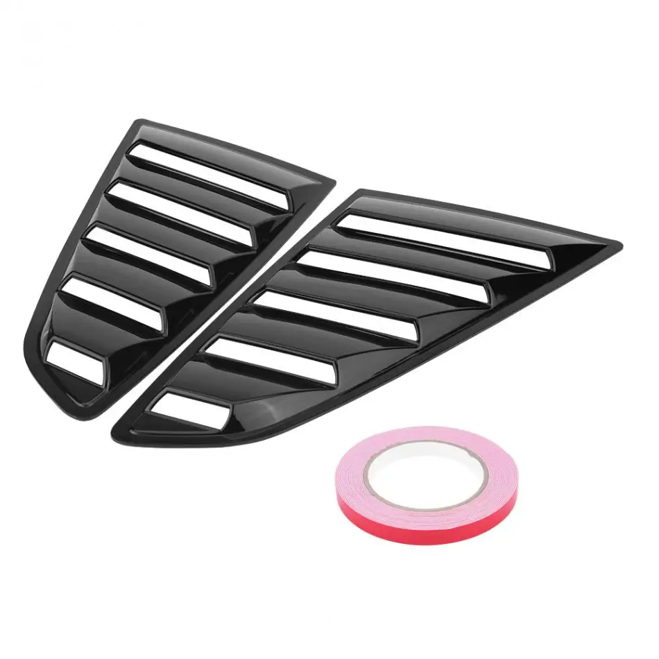 1 Pair Glossy Black Left & Right Side Window Louver Scoop Cover Vent for Ford Mustang 2015-2017
1 Pair Glossy Black Left & Right Side Window Louver Scoop Cover Vent for Ford Mustang 2015-2017