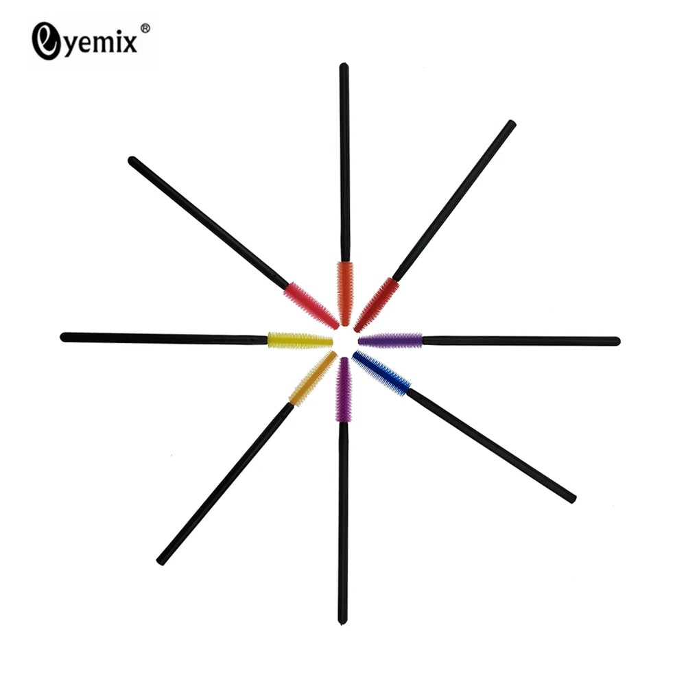 Eyemix 50 Pcs/pack Makeup Tools Colorful Silicone Wand Brush For Eyelash Extension
Eyemix 50 Pcs/pack Makeup Tools Colorful Silicone Wand Brush For Eyelash Extension