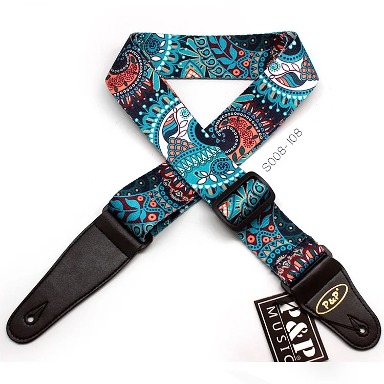 Colorful Design Thermal Transfer Printing Musical Instrument Accessories With PU Leather Ends Adjustable Belt Soft Guitar Strap
Colorful Design Thermal Transfer Printing Musical Instrument Accessories With PU Leather Ends Adjustable Belt Soft Guitar Strap