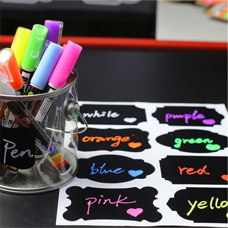 1Pc LED Writing fluorescent Board Pens Office School Drawing Paiting Art Supply Highlighter Fluorescent Liquid Chalk Marker Pen
1Pc LED Writing fluorescent Board Pens Office School Drawing Paiting Art Supply Highlighter Fluorescent Liquid Chalk Marker Pen