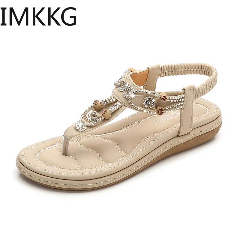 Bohemia Sandals Women New Summer Women Sandals Casual flip flops Women Flat Sandals Crystal Pearl Gladiator Ladies Shoes F90282
Bohemia Sandals Women New Summer Women Sandals Casual flip flops Women Flat Sandals Crystal Pearl Gladiator Ladies Shoes F90282
