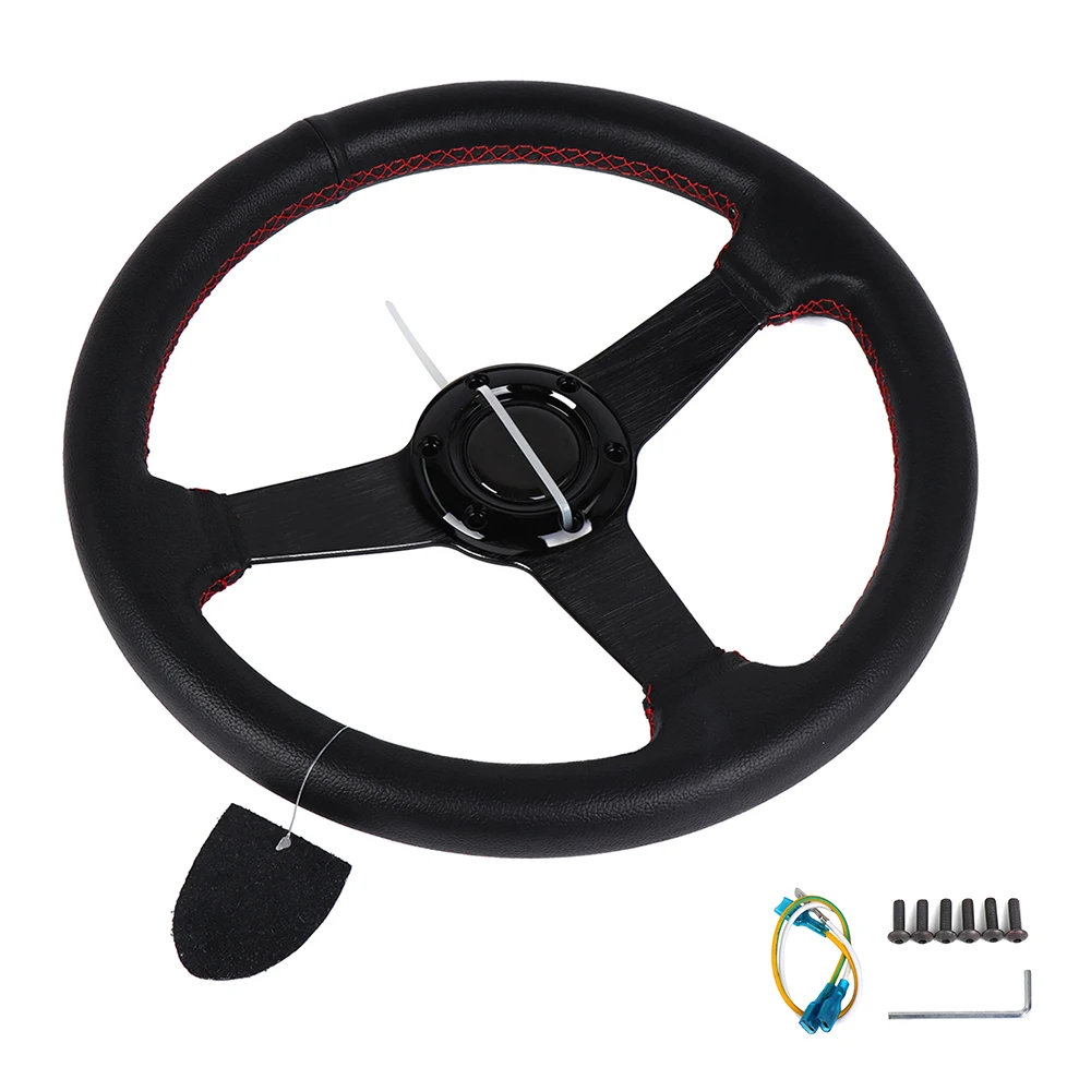 Steering Wheel in Car Steering Wheels and Hubs 335mm Racing Drifting Rally PU+Aluminum Universal For Mosr Cars
Steering Wheel in Car Steering Wheels and Hubs 335mm Racing Drifting Rally PU+Aluminum Universal For Mosr Cars