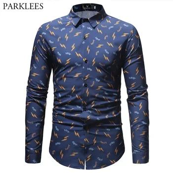 Letter Print Long Sleeve Shirt Men 2018 Spring Autumn New Slim Fit Mens Dress Shirts Casual Button Down Camisa Social Masculina
Letter Print Long Sleeve Shirt Men 2018 Spring Autumn New Slim Fit Mens Dress Shirts Casual Button Down Camisa Social Masculina