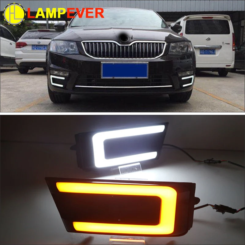 Car Flashing Lampever 1 set for Skoda Octavia RS A7 2016 2017 LED DRL Daytime driving Running Lights Daylight cover hole
Car Flashing Lampever 1 set for Skoda Octavia RS A7 2016 2017 LED DRL Daytime driving Running Lights Daylight cover hole