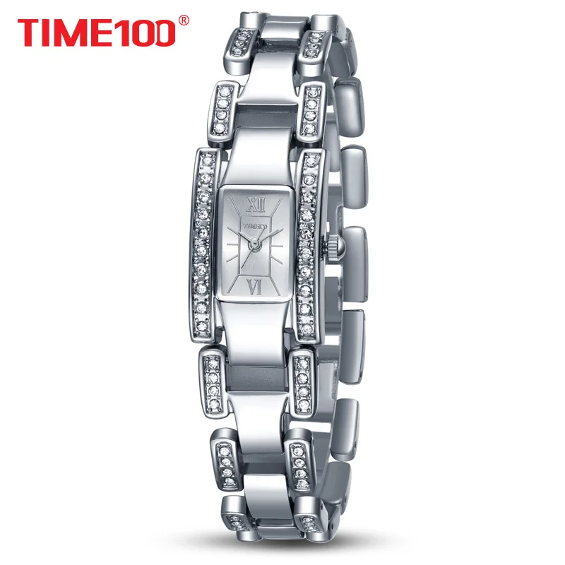 TIME100 Women Quartz Watches Square Case Analog Display Jewelry Hollow out Alloy Strap Ladies Bracelet Watch relogio feminino
TIME100 Women Quartz Watches Square Case Analog Display Jewelry Hollow out Alloy Strap Ladies Bracelet Watch relogio feminino