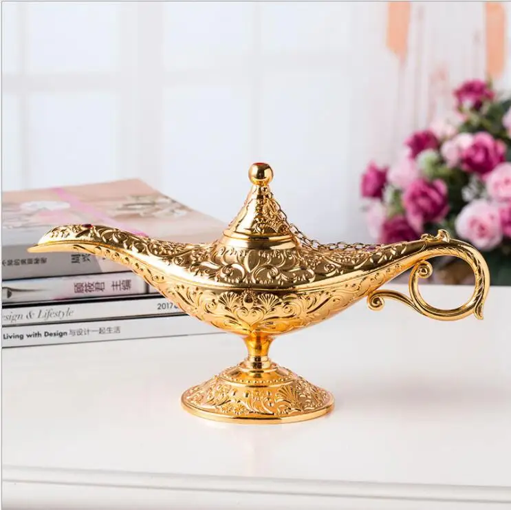 large /medium size metal Aladding magic Lamp Arabian Magic Lamp Antique Arts Craft Genie Lamp Souvenir Home Decoration A24
large /medium size metal Aladding magic Lamp Arabian Magic Lamp Antique Arts Craft Genie Lamp Souvenir Home Decoration A24