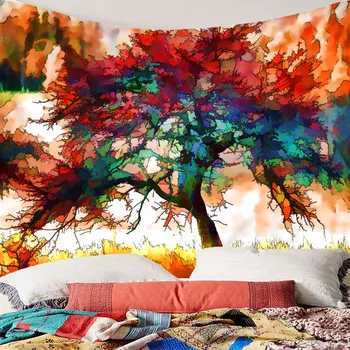 Watercolor Art Tree Print Tapestry Wall Hanging Decorative Tapestry Home Decoration Blanket Tapestries Boho Wall Hanging Carpet
Watercolor Art Tree Print Tapestry Wall Hanging Decorative Tapestry Home Decoration Blanket Tapestries Boho Wall Hanging Carpet