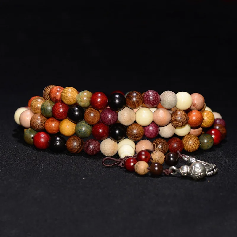 108*6mm/8mm Sandalwood Tibetan Buddhist Prayer BeadsYoga Buddha Mala Rosary Wooden Charm Bracelet Women and Men Jewelry
108*6mm/8mm Sandalwood Tibetan Buddhist Prayer BeadsYoga Buddha Mala Rosary Wooden Charm Bracelet Women and Men Jewelry