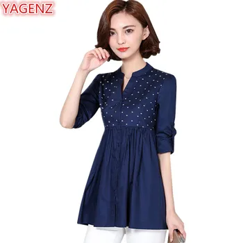 YAGENZ Pullovers Female T-shirt Tops Plus size Spring Autumn Young women Long sleeves V collar Single-breasted T-shirt Tops 900
YAGENZ Pullovers Female T-shirt Tops Plus size Spring Autumn Young women Long sleeves V collar Single-breasted T-shirt Tops 900