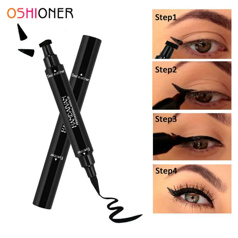 2-in-1 Double-Headed Seal Black Eyeliner Triangle Seal Eyeliner Waterproof Eyes Make kit with Eyeliner Pen and Eyeliner Stamp
2-in-1 Double-Headed Seal Black Eyeliner Triangle Seal Eyeliner Waterproof Eyes Make kit with Eyeliner Pen and Eyeliner Stamp