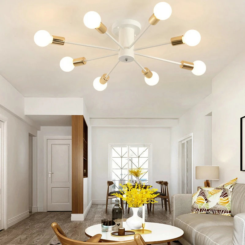 E27 Modern Nordic Designer Black White Led Ceiling Chandelier Light Lusters Lamp for Kitchen Living Room Loft Bedroom Children
E27 Modern Nordic Designer Black White Led Ceiling Chandelier Light Lusters Lamp for Kitchen Living Room Loft Bedroom Children