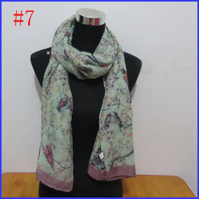 8 colors New design Bird and Tree Branch Floral Pattern scarf Women/men Viscose scarf shawl Long Scarf and Shawl
8 colors New design Bird and Tree Branch Floral Pattern scarf Women/men Viscose scarf shawl Long Scarf and Shawl