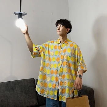 2019 Summer Men's Printing Short Sleeve clothing Male Short Sleeve Hawaiian Shirt Men French Cuff Mens Fashion Shirts Size M-2XL
2019 Summer Men's Printing Short Sleeve clothing Male Short Sleeve Hawaiian Shirt Men French Cuff Mens Fashion Shirts Size M-2XL