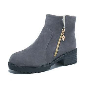 Warm Women Boots Nice New Fashion Plus Velvet Boots Korean Version Of The Round Head Plus Velvet Warm Cotton Shoes
Warm Women Boots Nice New Fashion Plus Velvet Boots Korean Version Of The Round Head Plus Velvet Warm Cotton Shoes