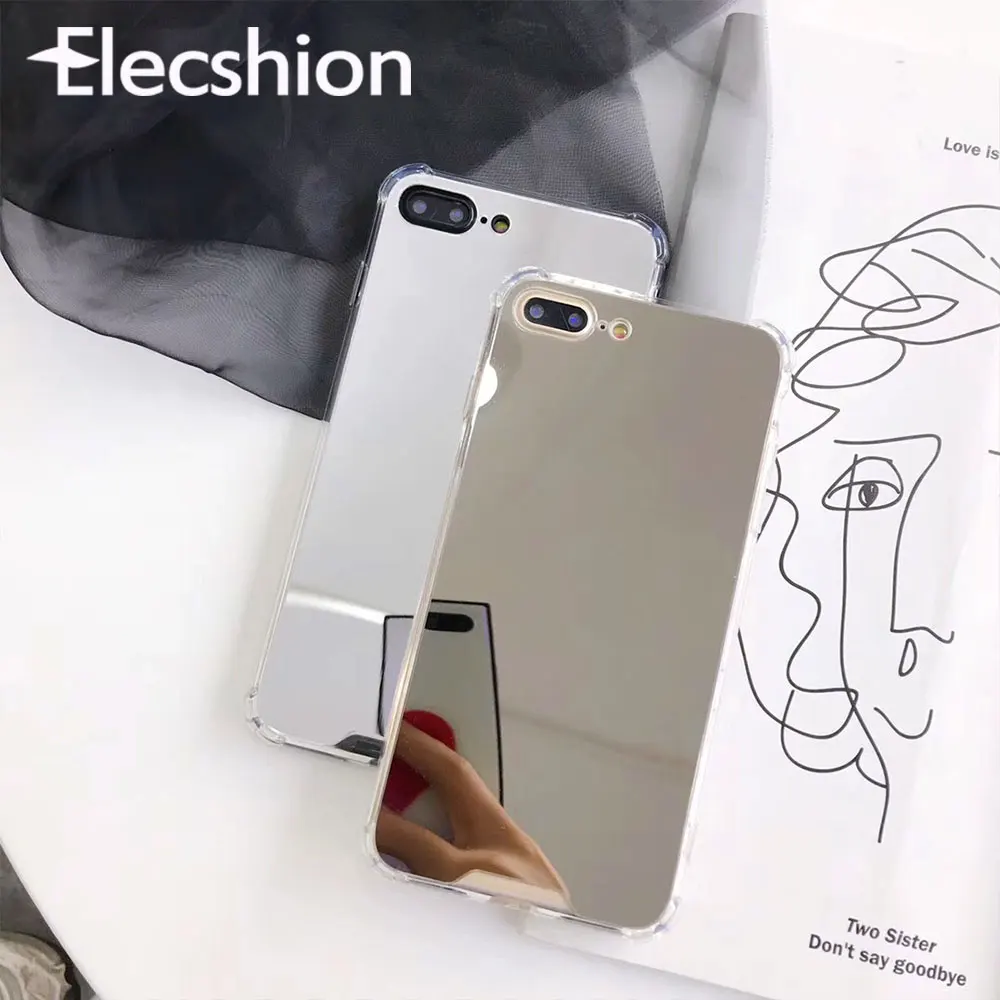 Mirror Phone Case For iPhone 7 8 Plus XR XS Max Business Plating Anti-knock Gasbag For iPhone X XS 6 6s Plus Simple Fashion Case
Mirror Phone Case For iPhone 7 8 Plus XR XS Max Business Plating Anti-knock Gasbag For iPhone X XS 6 6s Plus Simple Fashion Case