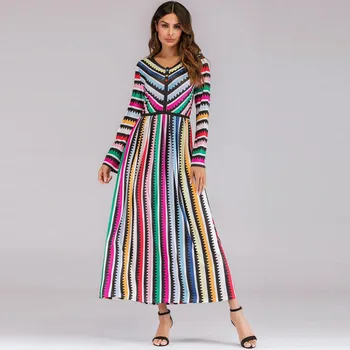 2019 Women Muslim Loose Bell Long Sleeve Arab Dress Islam hijab dress kaftan ramadan muslim dress abaya robe musulmane longue
2019 Women Muslim Loose Bell Long Sleeve Arab Dress Islam hijab dress kaftan ramadan muslim dress abaya robe musulmane longue