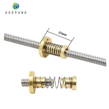 T8 Anti Backlash Spring Loaded Nut Elimination Gap Nut for 8mm Acme Threaded Rod Lead Screws DIY CNC 3D Printer Parts
T8 Anti Backlash Spring Loaded Nut Elimination Gap Nut for 8mm Acme Threaded Rod Lead Screws DIY CNC 3D Printer Parts
