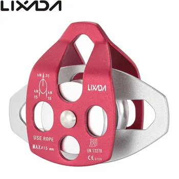 LIXADA Double Pulley Rope Pulley Outdoor Rock Climbing Fixed Twin Sheave 30kN Large Aluminum Rigging Rescue Survival Tools
LIXADA Double Pulley Rope Pulley Outdoor Rock Climbing Fixed Twin Sheave 30kN Large Aluminum Rigging Rescue Survival Tools