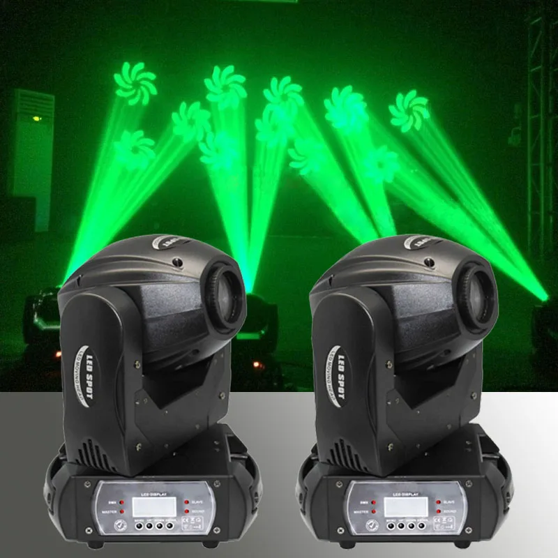 2 pieces Mini 60W LED 11 gobos with 3 facet prism effect moving head light DMX 512 60W moving heads LED Spot DJ Stage Lighting
2 pieces Mini 60W LED 11 gobos with 3 facet prism effect moving head light DMX 512 60W moving heads LED Spot DJ Stage Lighting