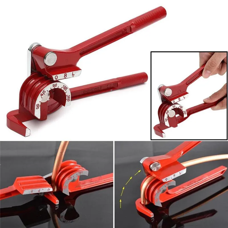3 in 1 Suit 90°/180° Heavy Tubing Tube Pipe Bender Aluminum Copper Steel Fuel Brake Line Easy Hand Tools
3 in 1 Suit 90°/180° Heavy Tubing Tube Pipe Bender Aluminum Copper Steel Fuel Brake Line Easy Hand Tools