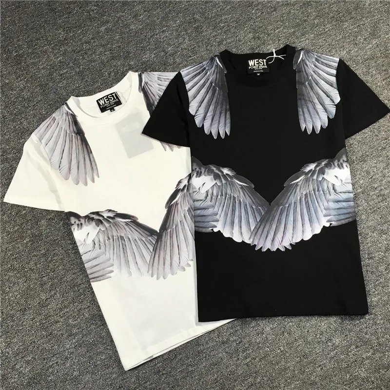 2019 New Short Sleeve Tee Shirt Angel Wings Printed T Shirts Men O-neck Loose Summer T-shirt for Mens Casual Tshirt Homme B50
2019 New Short Sleeve Tee Shirt Angel Wings Printed T Shirts Men O-neck Loose Summer T-shirt for Mens Casual Tshirt Homme B50