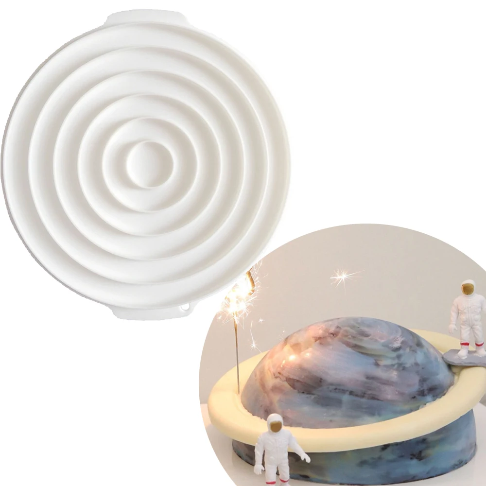 Sprial Round Planet Shape Silicone Cake Mold Mousse Chocolate Dessert Cake Decoration Molds Kitchen Baking Tools
Sprial Round Planet Shape Silicone Cake Mold Mousse Chocolate Dessert Cake Decoration Molds Kitchen Baking Tools