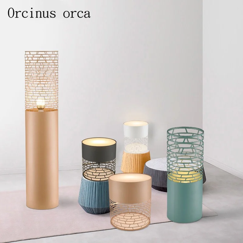 Postmodern creativity LED iron art cylinder floor lamp hotel living room personality hollowed out color floor lamp free shipping
Postmodern creativity LED iron art cylinder floor lamp hotel living room personality hollowed out color floor lamp free shipping
