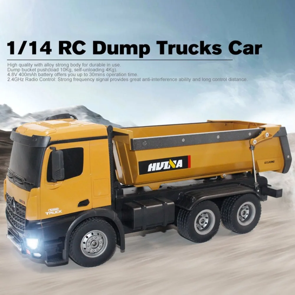 HUI NA TOYS 573 Big Dumper RTR 2.4GHz 10 channel 1:14 metal HUINA 573 RC Drum truck 1:14 10CH 1573 metal big RC Trucks
HUI NA TOYS 573 Big Dumper RTR 2.4GHz 10 channel 1:14 metal HUINA 573 RC Drum truck 1:14 10CH 1573 metal big RC Trucks