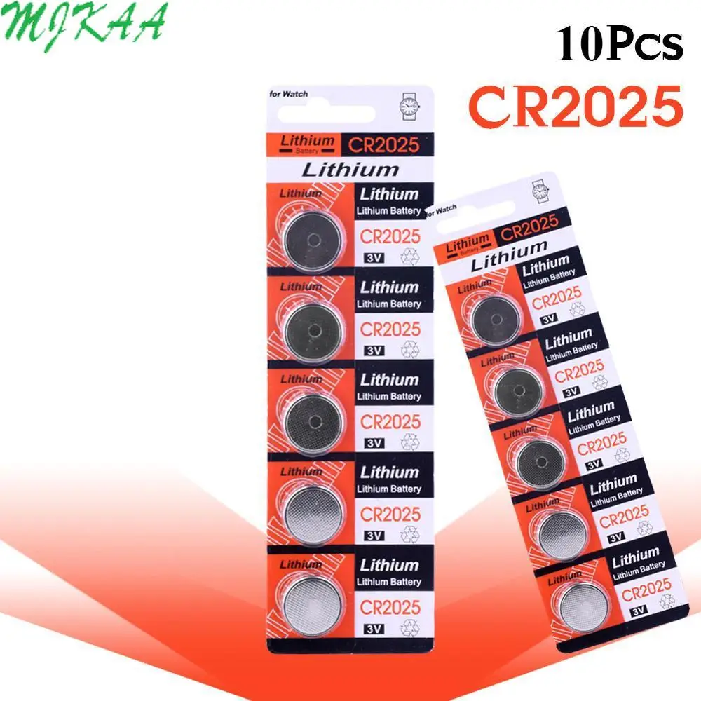 10pc Lithium Battery CR2025 3V Cell Coin Batteries DL2025 BR2025 KCR2025 CR 2025 Car Key Button Watch Computer Electronic Toy Re
10pc Lithium Battery CR2025 3V Cell Coin Batteries DL2025 BR2025 KCR2025 CR 2025 Car Key Button Watch Computer Electronic Toy Re