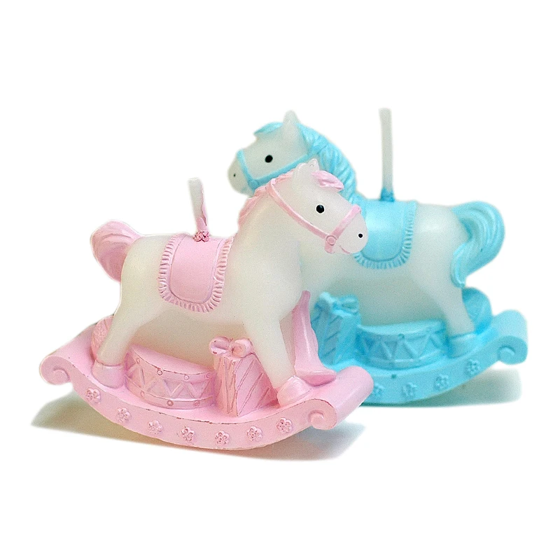 Birthday Decoration Candle Pink Blue Rocking Horse Cartoon Animal Home Decoration Christmas Wedding Paraffin Wax Candle
Birthday Decoration Candle Pink Blue Rocking Horse Cartoon Animal Home Decoration Christmas Wedding Paraffin Wax Candle