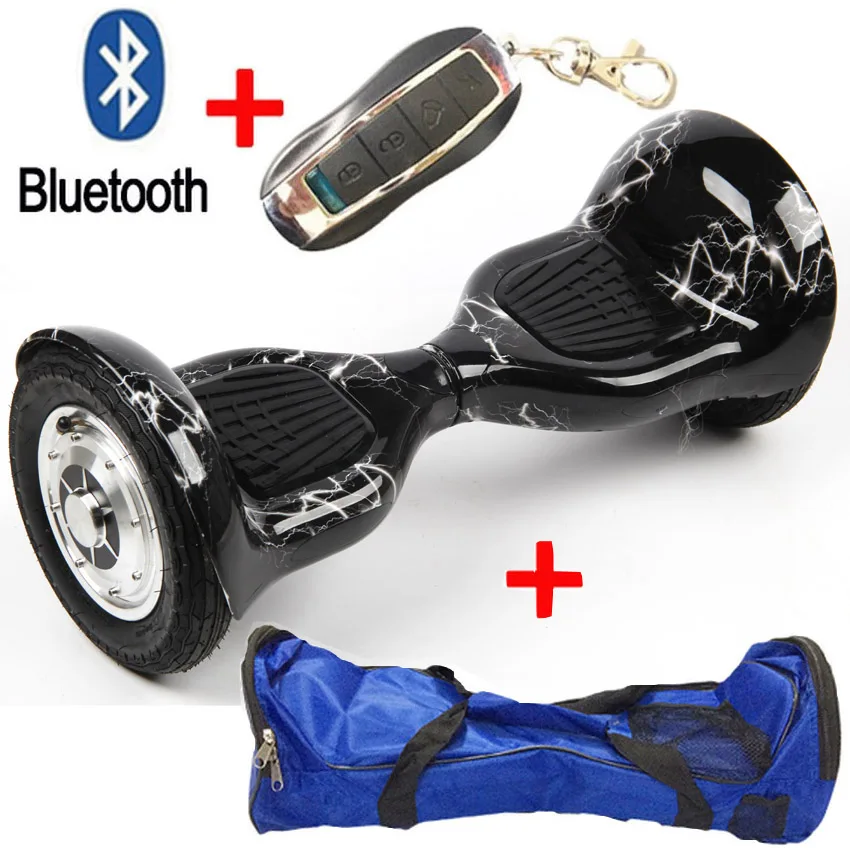 Image No tax 10 inch Two wheel smart 2 wheel scooter Secure battery Bluetooth Remote electric Scooter balacing unicycle wheelbarrow