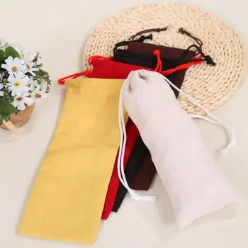 50Pcs/lot 5cmx15cm Drawstring Velvet Bag Jewelry Packing Pouches Lipstick Pen Eyeliner Eyebrow Pencil Gift Bags Can customized
50Pcs/lot 5cmx15cm Drawstring Velvet Bag Jewelry Packing Pouches Lipstick Pen Eyeliner Eyebrow Pencil Gift Bags Can customized