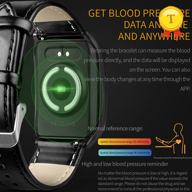 woman SmartBand precise Blood Pressure Monitor Fitness Tracker Waterproof IP68 Heart Rate ECG PPG man Smart band For IOS android
woman SmartBand precise Blood Pressure Monitor Fitness Tracker Waterproof IP68 Heart Rate ECG PPG man Smart band For IOS android