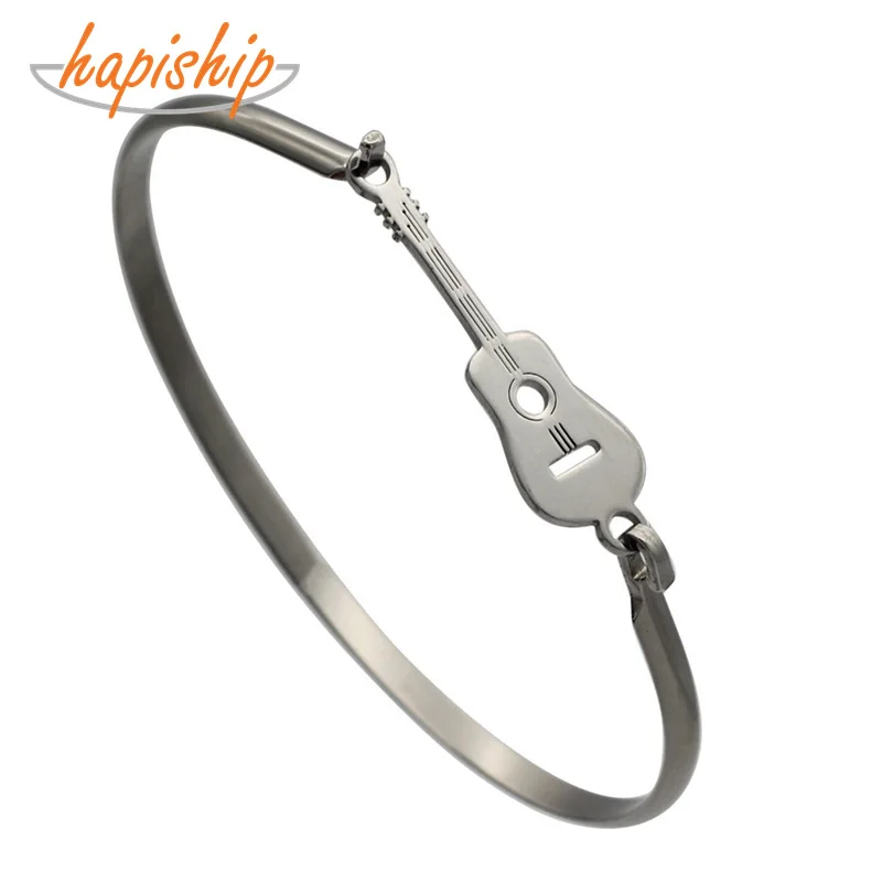 Hapiship 2018 New Love Boy and Girl Silver Color Stainless Steel Guitar Bangles Bracelets for Women Men Jewelry Gift BX33
Hapiship 2018 New Love Boy and Girl Silver Color Stainless Steel Guitar Bangles Bracelets for Women Men Jewelry Gift BX33