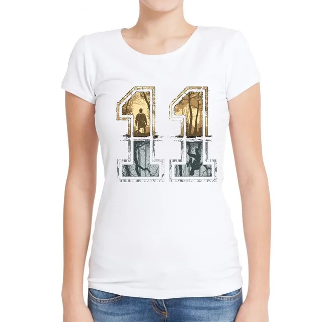 New Arrival Women T Shirts Stranger Things 11 Logo Printed T-Shirt Short Sleeve O-Neck Novelty Casual Design Tops 
New Arrival Women T Shirts Stranger Things 11 Logo Printed T-Shirt Short Sleeve O-Neck Novelty Casual Design Tops