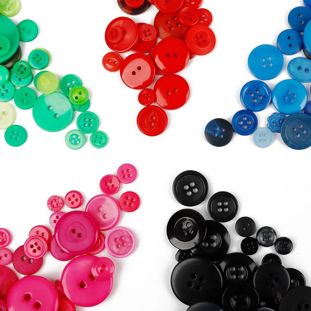 100 Pcs Mixed Size Round Resin Buttons Sewing DIY Button Scrapbooking Decals for Kids Clothes Accessories
100 Pcs Mixed Size Round Resin Buttons Sewing DIY Button Scrapbooking Decals for Kids Clothes Accessories
