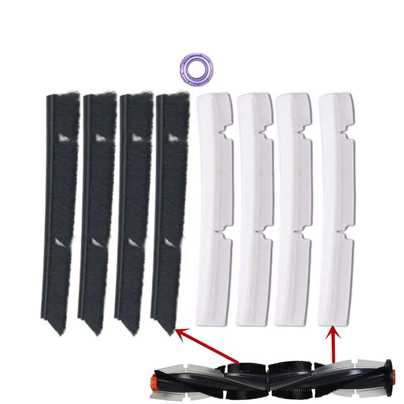 4x Silicone Blades + 4x Brush + 1x Beater bearing for Neato Botvac 70e 75 80 85 D series Robotic Vacuum Cleaner Parts
4x Silicone Blades + 4x Brush + 1x Beater bearing for Neato Botvac 70e 75 80 85 D series Robotic Vacuum Cleaner Parts