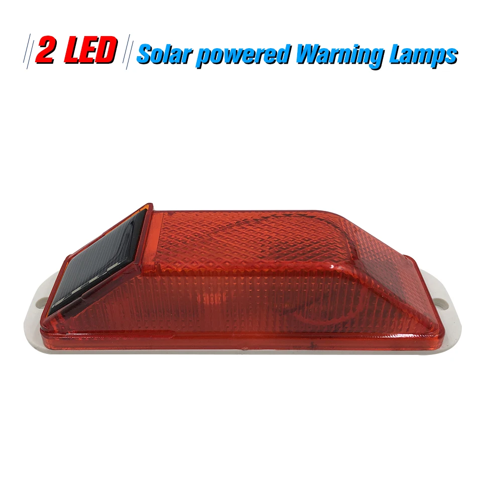 Solar Warning Light Sensitive Strobe Flash Warning LED Caution Lamp Mounted Outdoor on Balusters of Driveways
Solar Warning Light Sensitive Strobe Flash Warning LED Caution Lamp Mounted Outdoor on Balusters of Driveways
