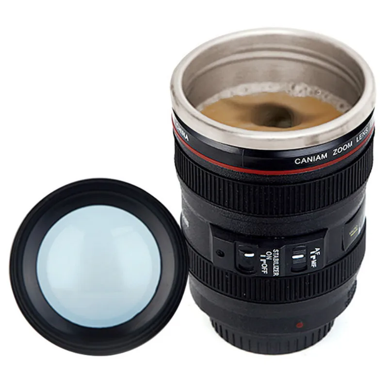 Outdoor Travel Stainless Steel Camera Lens Shaped Mugs Coffee Mugs Tea camping wine glass Drinkware Creative Cup 
Outdoor Travel Stainless Steel Camera Lens Shaped Mugs Coffee Mugs Tea camping wine glass Drinkware Creative Cup