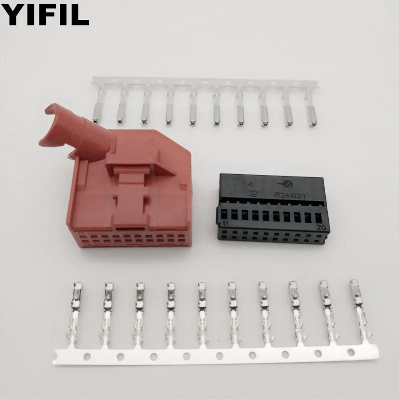 2/4/10pcs/lot TE 20 Pin/Way Gateway Canbus Plug Connector Socket With Terminal For VW Volkswagen 1534095-1 1534102-1
2/4/10pcs/lot TE 20 Pin/Way Gateway Canbus Plug Connector Socket With Terminal For VW Volkswagen 1534095-1 1534102-1