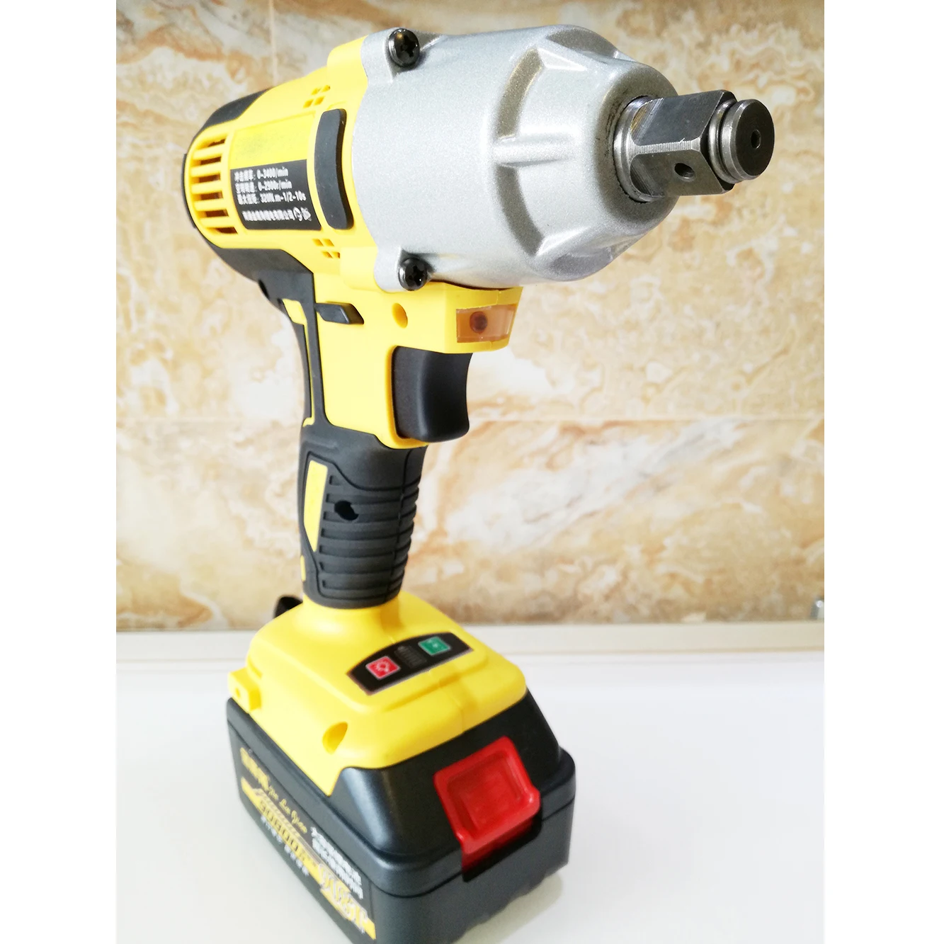 Lithium Battery Cordless Electrical Impact Wrench Cordless Drill Industrial grade
Lithium Battery Cordless Electrical Impact Wrench Cordless Drill Industrial grade