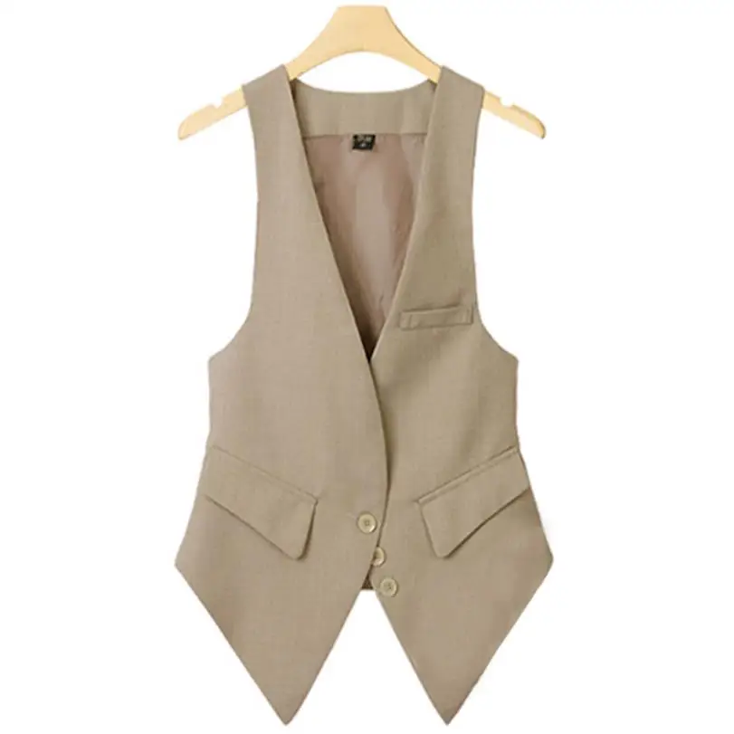 New 2018 Spring Fashion Women All-match Vintage Formal OL Slim Vest Female Small Suit Women Coat
New 2018 Spring Fashion Women All-match Vintage Formal OL Slim Vest Female Small Suit Women Coat