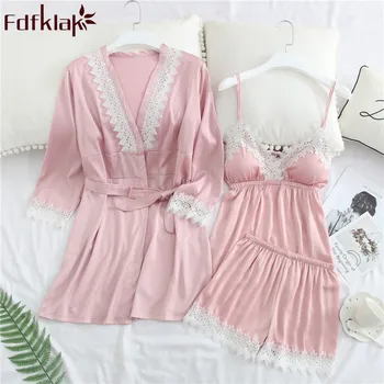 Women's Silk Pajamas For Women Pyjama Set Pijama Sexy Lingerie Femme Sleepwear Women Set 2019 Spring Summer New Pajamas Fdfklak
Women's Silk Pajamas For Women Pyjama Set Pijama Sexy Lingerie Femme Sleepwear Women Set 2019 Spring Summer New Pajamas Fdfklak