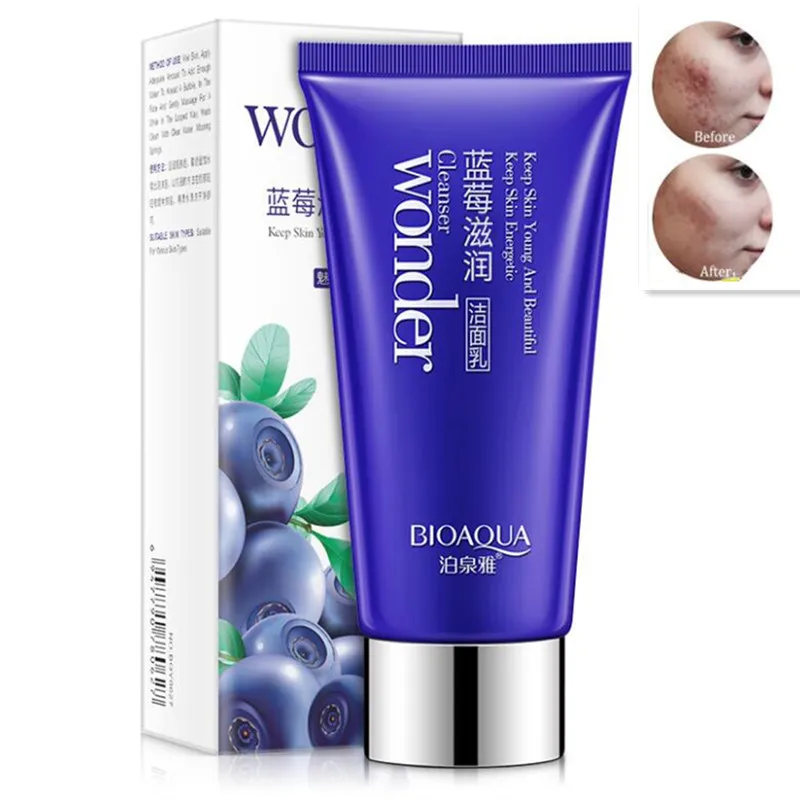 100ML Blueberry Facial Cleanser Plant Extract Rich Foaming Facial Cleansing Moisturizing Oil Control Acne Face Skin Care
100ML Blueberry Facial Cleanser Plant Extract Rich Foaming Facial Cleansing Moisturizing Oil Control Acne Face Skin Care