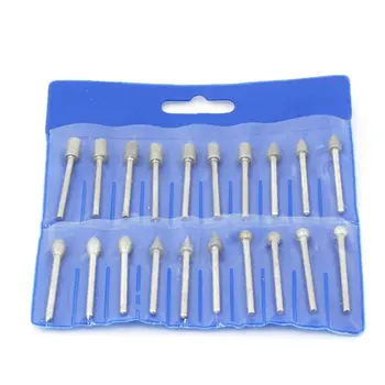 20Pcs 3mm Diamond Grinding Head Emery Grinding Head Fine Sand Grinding Needle Stone Jade Carving Polishing Peeling Tool set
20Pcs 3mm Diamond Grinding Head Emery Grinding Head Fine Sand Grinding Needle Stone Jade Carving Polishing Peeling Tool set