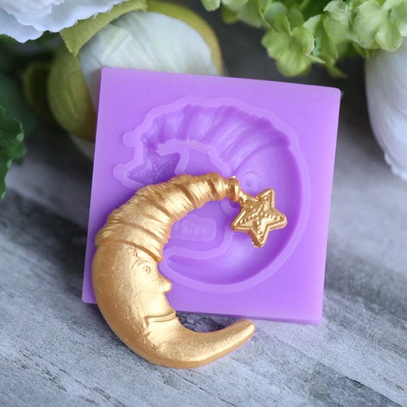 Mold Silicones Cute Moon Sugar Molds Chocolate Mold Lace Mold For Cake Decorations Moulds Silicone Rubber CIQ,FDA,LFGB,CE / EU
Mold Silicones Cute Moon Sugar Molds Chocolate Mold Lace Mold For Cake Decorations Moulds Silicone Rubber CIQ,FDA,LFGB,CE / EU
