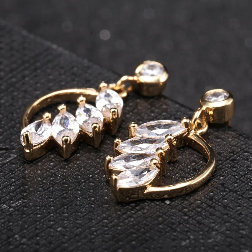 Фото 2018 new fashion jewelry crystal Drop Earrings for women Classic Elegant Long personality Gift Wholesale Dropshipping | Украшения и